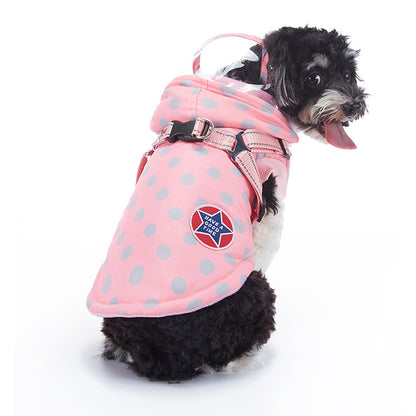 WaggleWise Winter Dog Coat – Waterproof, Fleece-Lined & Reflective