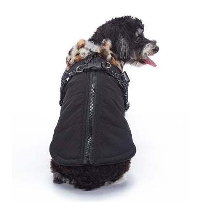 WaggleWise Winter Dog Coat – Waterproof, Fleece-Lined & Reflective