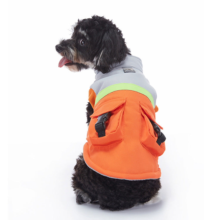 WaggleWise Winter Dog Coat – Waterproof, Fleece-Lined & Reflective