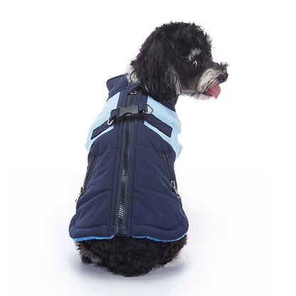 WaggleWise Winter Dog Coat – Waterproof, Fleece-Lined & Reflective