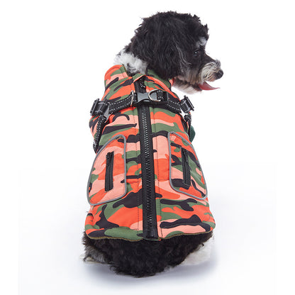 WaggleWise Winter Dog Coat – Waterproof, Fleece-Lined & Reflective