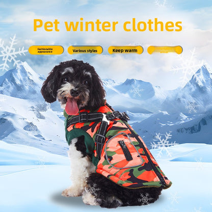 WaggleWise Winter Dog Coat – Waterproof, Fleece-Lined & Reflective