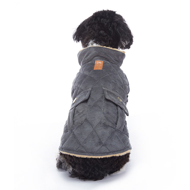 WaggleWise Winter Dog Coat – Waterproof, Fleece-Lined & Reflective