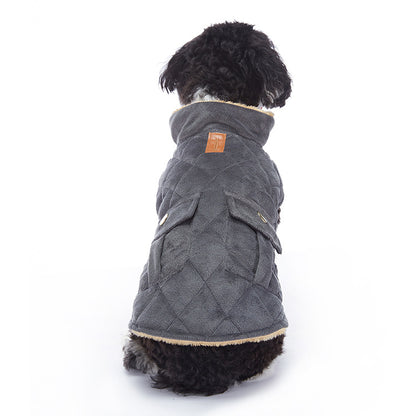 WaggleWise Winter Dog Coat – Waterproof, Fleece-Lined & Reflective