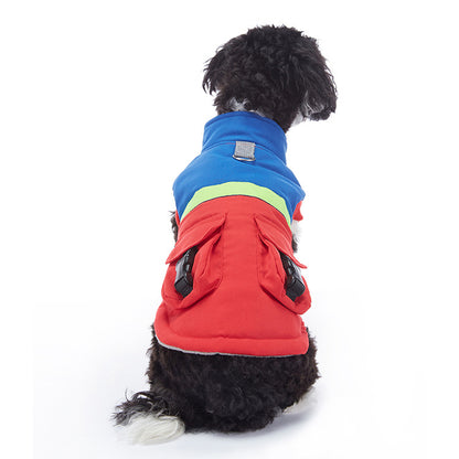 WaggleWise Winter Dog Coat – Waterproof, Fleece-Lined & Reflective
