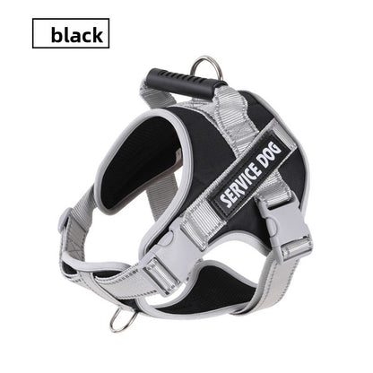 WaggleWise No-Pull Dog Harness – Shock-Absorbing & Reflective