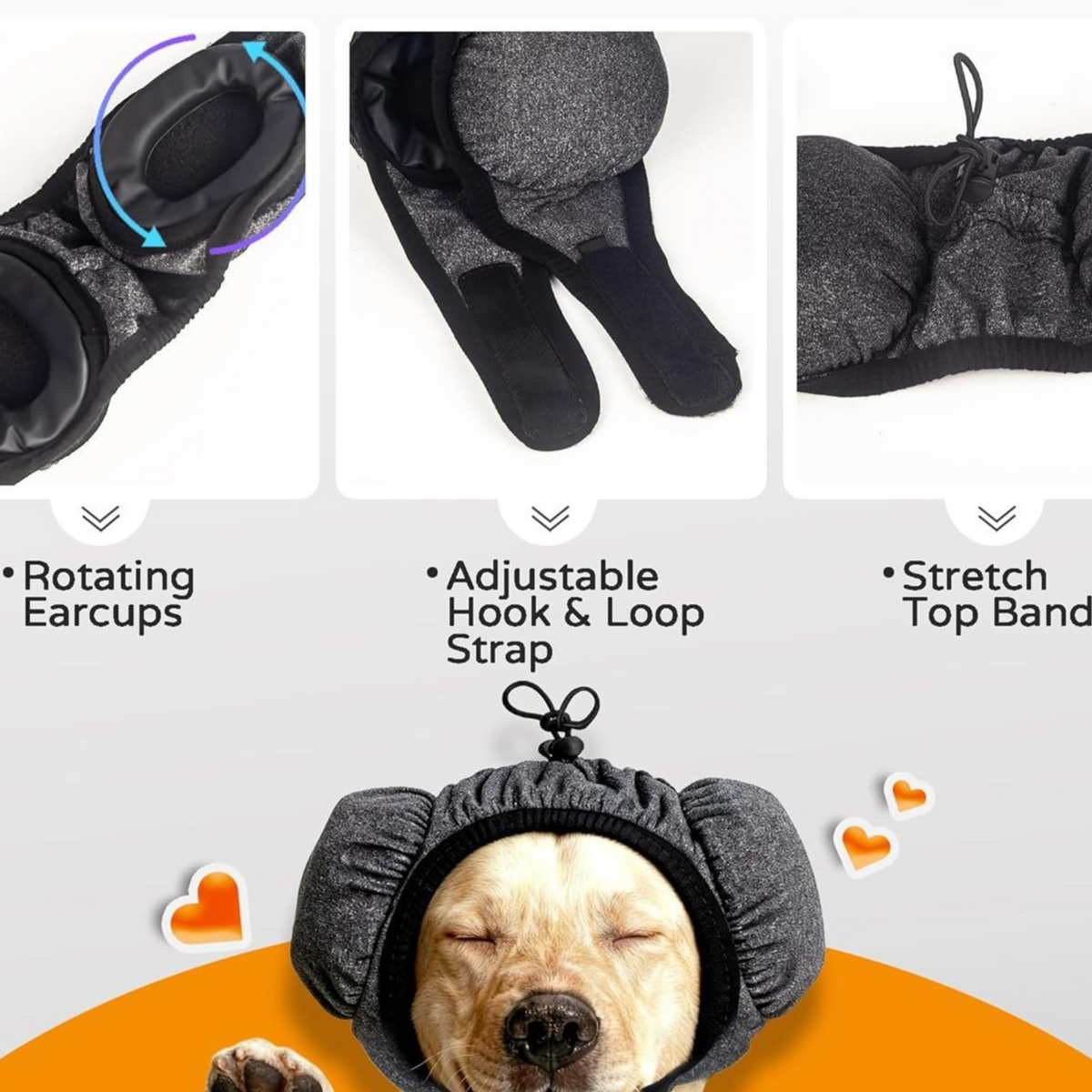 WaggleWise Calm Ears – Noise Protection Ear Muffs for Dogs
