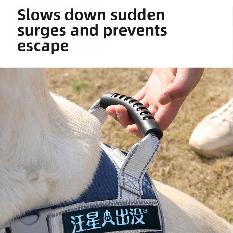 WaggleWise No-Pull Dog Harness – Shock-Absorbing & Reflective