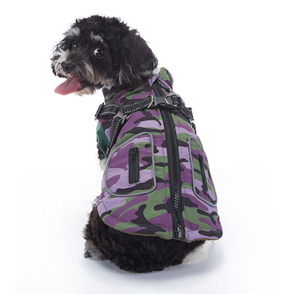 WaggleWise Winter Dog Coat – Waterproof, Fleece-Lined & Reflective